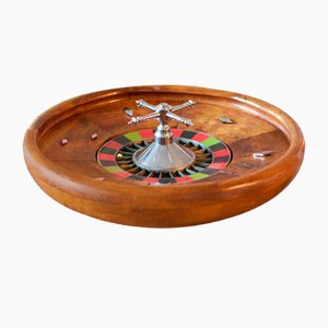 Casino Roulette aus Holz, 1960er