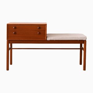 Gossip Chair Bench with Drawers, 1960s