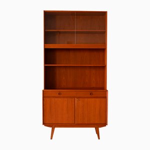 Scandinavian Bookcase with Display Case, 1960s