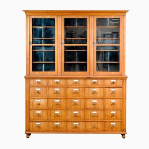 Oak and Pine Pharmacy Cabinet, 1889