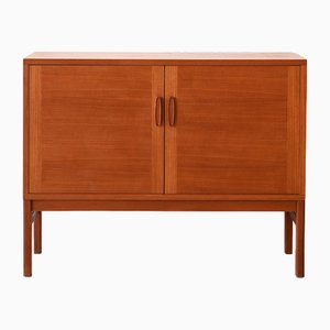 Small Vintage Sideboard with Hinged Doors, 1960s