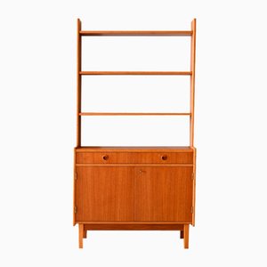 Vintage Bookcase with Storage Compartment, 1960s