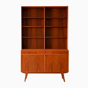 Nordic Bookcase with Sideboard, 1960s