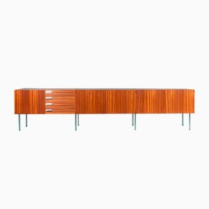 Large Mid-Century Sideboard in Zebrano Wood, 1960s