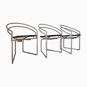 Latonda Armchairs by Mario Botta for Alias ​​1987, Set of 3