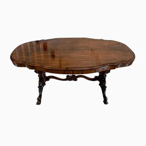 Large Victorian Rosewood Dining Table, 1850s