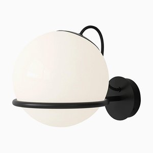 Lámpara de montaje modelo 237/1 en negro de Gino Sarfatti para Astep