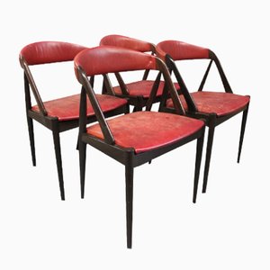 Chaises de Salle à Manger Modèle 31 Vintage par Kai Kristiansen pour Schou Andersen, 1960s, Set de 4