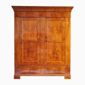 Biedermeier Brown Wood Cabinet
