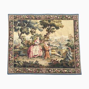 Vintage French Aubusson Tapestry, 1920s