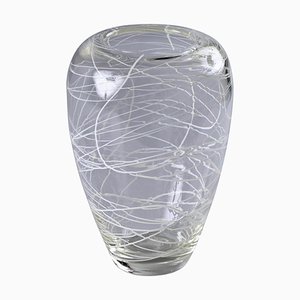 Decorative Vase in Crystal Murano Glass from Carlo Scarpa, Italy, 1970s