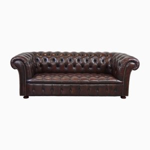 Divano Chesterfield a 2,5 posti con fiamma scura, Regno Unito