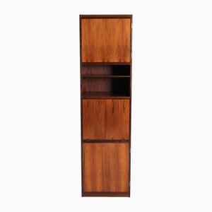 Mid-Century Danish Scan-Flex Tall Rosewood Cabinet from Omann Jun, 1970s