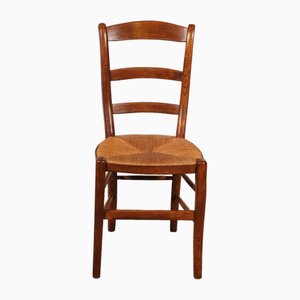 French Oak Dining Chairs, Set of 6
