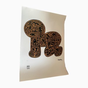 Keith Haring, Baby, 1990, Serigraph