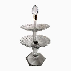 Französischer Art Deco Tischaufsatz aus Baccarat Kristallglas, 1900er