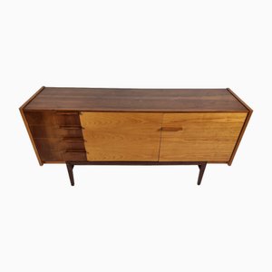 Commode in Walnut by Francisek Mezulanik for Up Zavody, 1960s