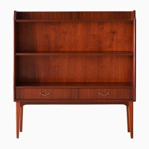 Vintage Scandinavian Mahogany Bookcase, 1960s