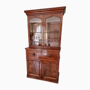 Vintage Secretary Bookcase in Mahogany