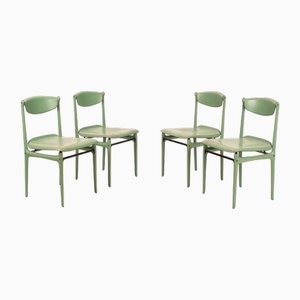 Chairs by Tito Agnoli for Matteo Grassi, 1980s, Set of 4