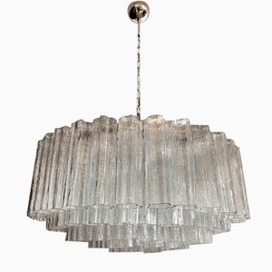 Lampadario grande in vetro di Murano, 1990