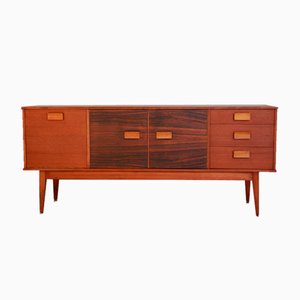 Credenza in teak e palissandro, Regno Unito, anni '60