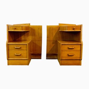 Mid-Century Brandon Nightstand by Victor Wilkins for G-Plan, Set of 2, 1950s, Set of 2