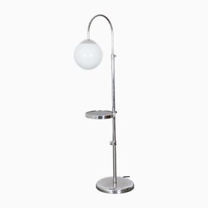 Lampadaire Vintage avec Placage en Chrome