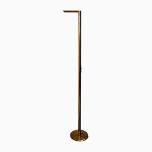 Italian Brass Halogen Floor Lamp, 1970s