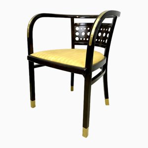 Sedia Art Nouveau 1906 di Otto Wagner per Thonet, 1986