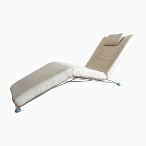 Chaise longue Jeremiah ajustable de cuero de Koinor, Alemania