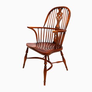 English Windsor Chair with Armrests, 1890s