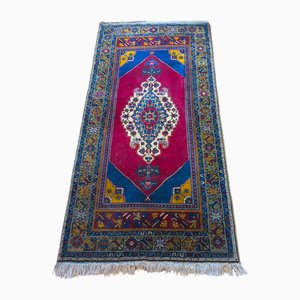 Vintage Turkish Hand Knotted Woolen Rug Taspinar, 1970s