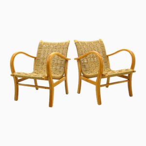 Vintage Stühle aus Seil, 1970er, 2er Set