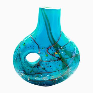 Art Glass Vase from Viz Art Studio, 1990s