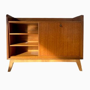 Mid-Century Barschrank aus Kirschholz von Möbel Mann, 1950er