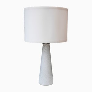 Lámpara de mesa escandinava Mid-Century moderna de vidrio atribuida a Bengt Orup para Hyllinge Glasbruk, Suecia, años 70