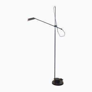 Vintage Black Metal Floor Lamp, Spain, 1980s