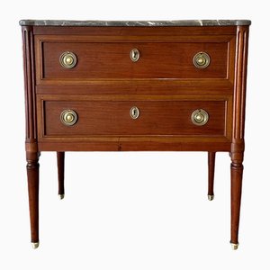 Commode à Tiroirs Louis XVI en Acajou, 1950s