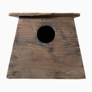 Taishō Era Fumidai Tritthocker aus Holz, Japan, 1920er