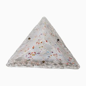 Murano Glass Pyramid Wall Light, 1970s