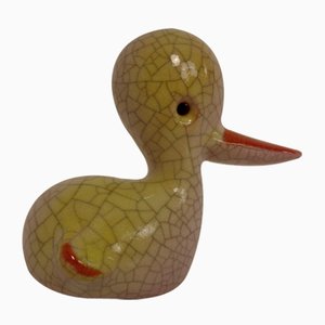 Porte-Stylos Canard en Céramique par Walter Bosse, Autriche, 1950s