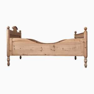 Antique Sleighbed in Pine