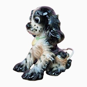 Butch Cocker Spaniel Tischlampe aus Porzellan von Albert Staehle für Goebel, 1950er