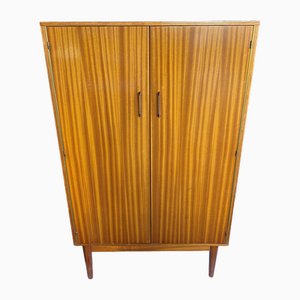 Armoire Haute à 2 Portes en Teck et Placage, 1960s