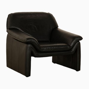 Atlanta Armchair in Black Leather from Laauser