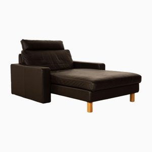 Conseta Lounger in Dark Brown Leather from Cor