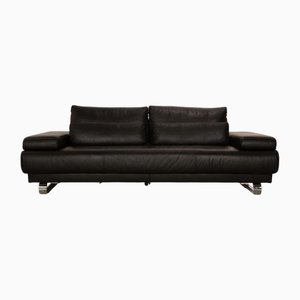 Harry 3-Seater Sofa in Black Leather from Ewald Schillig