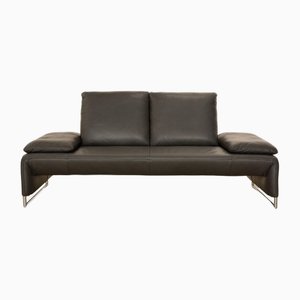 Ramon 2-Seater Sofa in Gray Leather from Koinor