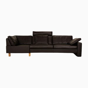 Conseta 4-Sitzer Sofa aus Dunkelbraunem Leder von Cor